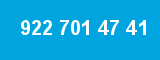 922 701 47 41 922 701 47 41